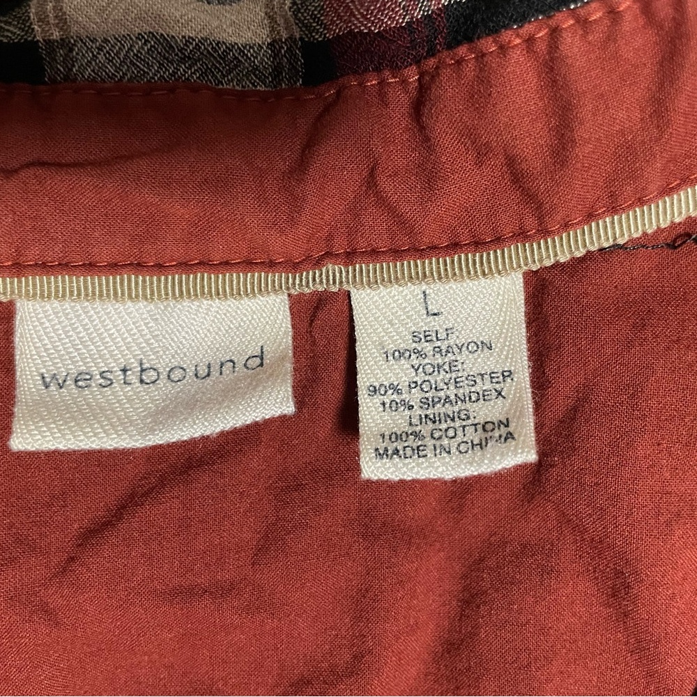 Westbound Plaid Button Down Flannel - image 4